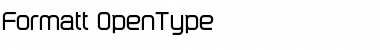 Download Formatt Regular Font Title Preview