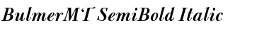 Download BulmerMT-SemiBold Semi BoldItalic Font Title Preview