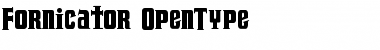 Download Fornicator Regular Font Title Preview