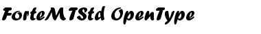 Download Forte MT Std Regular Font Title Preview