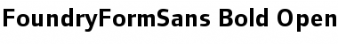 Download FoundryFormSans Bold Font Title Preview