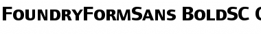 Download FoundryFormSans BoldSC Font Title Preview