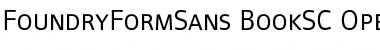 Download FoundryFormSans BookSC Font Title Preview