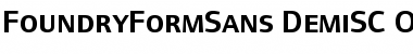 Download FoundryFormSans DemiSC Font Title Preview