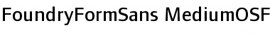 Download FoundryFormSans MediumOSF Font Title Preview