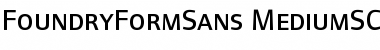 Download FoundryFormSans MediumSC Font Title Preview