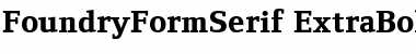 Download FoundryFormSerif ExtraBold Font Title Preview