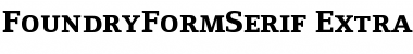 Download FoundryFormSerif ExtraBoldSC Font Title Preview