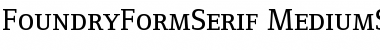 Download FoundryFormSerif MediumSC Font Title Preview