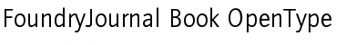 Download FoundryJournal-Book Regular Font Title Preview