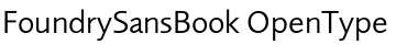 Download FoundrySans Book Font Title Preview