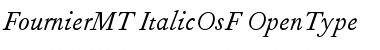 Download Fournier MT Italic OsF Font Title Preview