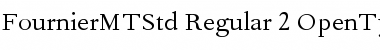 Download Fournier MT Std Regular Font Title Preview