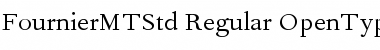 Download Fournier MT Std Regular Font Title Preview