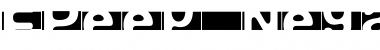 Download FPeep NegativeBig Font Title Preview