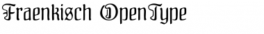 Download Fraenkisch Regular Font Title Preview