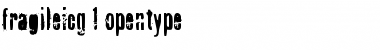 Download FragileICG Regular Font Title Preview