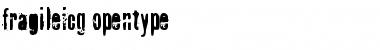 Download FragileICG Medium Font Title Preview