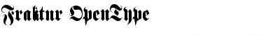Download Fraktur Medium Font Title Preview
