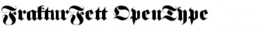 Download FrakturFett Regular Font Title Preview