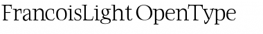 Download FrancoisLight Regular Font Title Preview