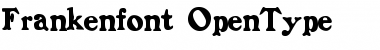 Download Frankenfont Regular Font Title Preview