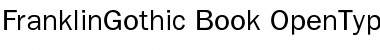 Download ITC Franklin Gothic Book Font Title Preview