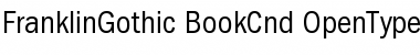 Download ITC Franklin Gothic Book Condensed Font Title Preview