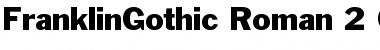 Download Franklin Gothic No. 2 Roman Font Title Preview