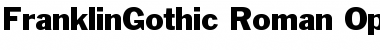 Download Franklin Gothic No. 2 Roman Font Title Preview