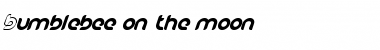 Download Bumblebee on the moon Font Title Preview