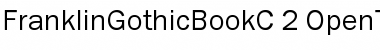 Download FranklinGothicBookC Regular Font Title Preview