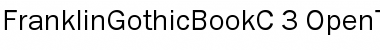 Download FranklinGothicBookC Regular Font Title Preview