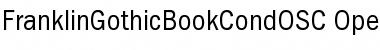 Download FranklinGothicBookCondOSC Regular Font Title Preview