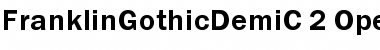 Download FranklinGothicDemiC Regular Font Title Preview