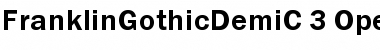 Download FranklinGothicDemiC Regular Font Title Preview