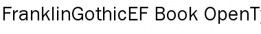 Download FranklinGothicEF Book Font Title Preview