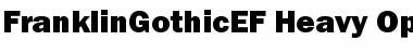 Download FranklinGothicEF Heavy Font Title Preview