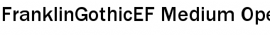 Download FranklinGothicEF Medium Font Title Preview