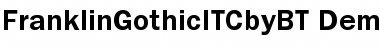 Download ITC Franklin Gothic Demi Font Title Preview