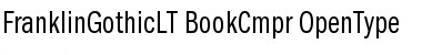 Download ITC Franklin Gothic LT Book Compressed Font Title Preview