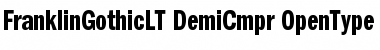 Download ITC Franklin Gothic LT Demi Compressed Font Title Preview