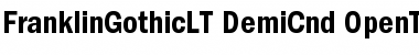 Download ITC Franklin Gothic LT Demi Condensed Font Title Preview