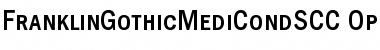 Download FranklinGothicMediCondSCC Regular Font Title Preview