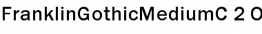 Download FranklinGothicMediumC Regular Font Title Preview