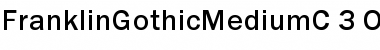 Download FranklinGothicMediumC Regular Font Title Preview