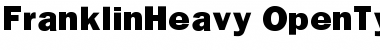 Download Franklin Heavy Font Title Preview