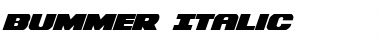 Download Bummer Italic Italic Font Title Preview
