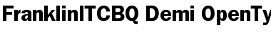 Download Franklin ITC BQ Regular Font Title Preview