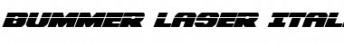 Download Bummer Laser Italic Laser Italic Font Title Preview